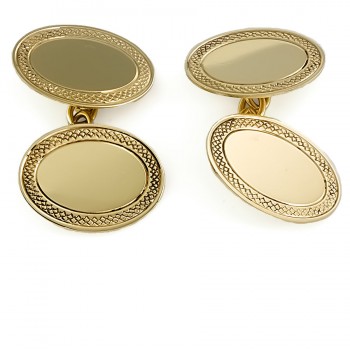 9ct gold 5.6g Cufflinks